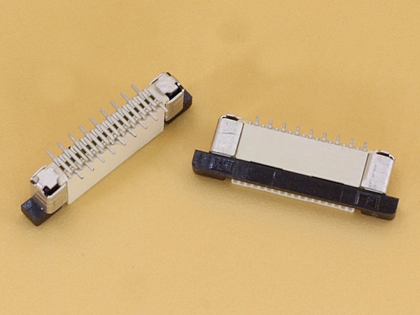 18 Pin 0.5mm Pitch FFC/FPC Top Entry Vertical Connector
