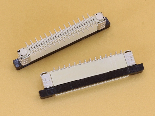 28 Pin 0.5mm Pitch FFC/FPC Top Entry Vertical Connector