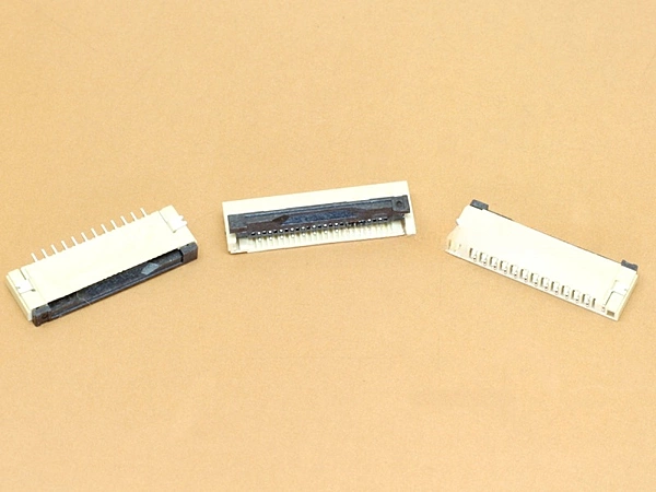 12 Pin 1mm Flip Lock FFC/FPC Bottom Contact Connector