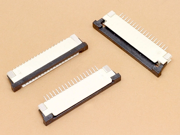18 Pin 1mm Flip Lock FFC/FPC Bottom Contact Connector