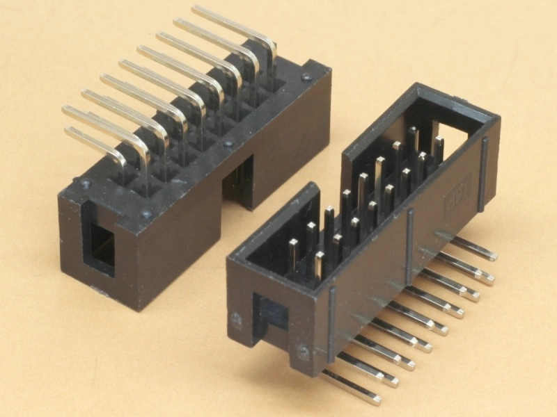 16 pin Box Header, Right Angle