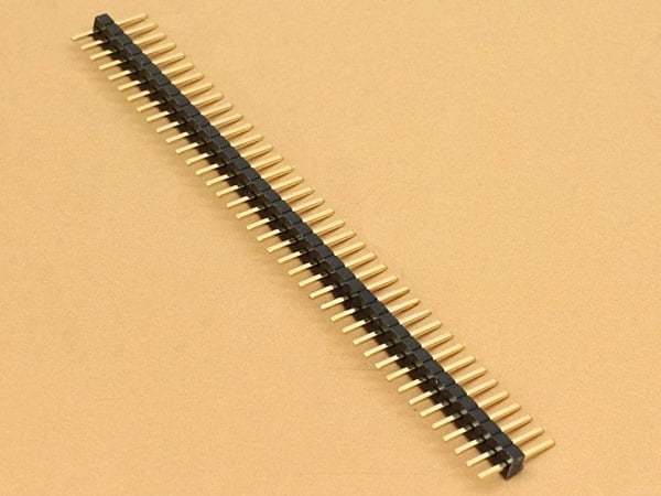 2.54mm 40x1 Male Straight Header Strip Height 11mm
