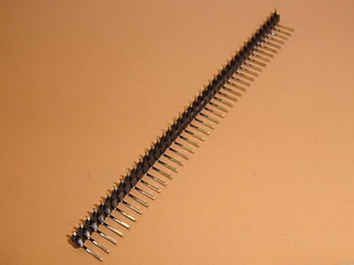 2.54mm 40x1 Male Right Angle Header Strip
