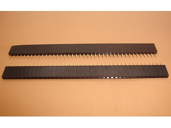2.54mm 40x1 Female Straight Header Strip