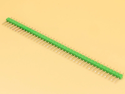 2.54mm 40x1 Green Male Straight Header Strip Height 11mm