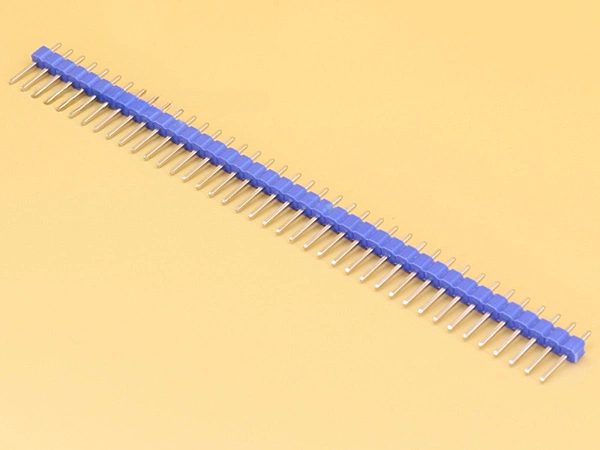 2.54mm 40x1 Blue Male Straight Header Strip Height 11mm