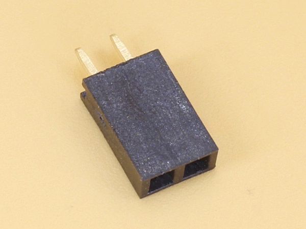 1x2 2.54mm Female Straight Single Row Header Strip