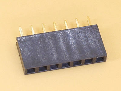 1x7 2.54mm Female Straight Single Row Header Strip