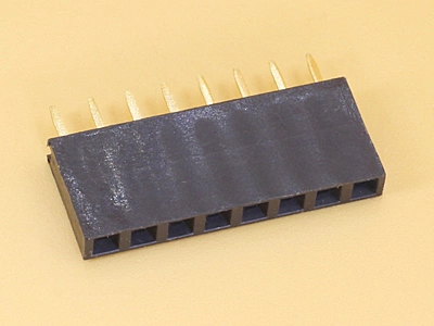 1x8 2.54mm Female Straight Single Row Header Strip