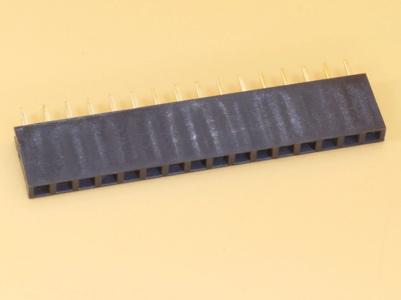 1x16 2.54mm Female Straight Single Row Header Strip