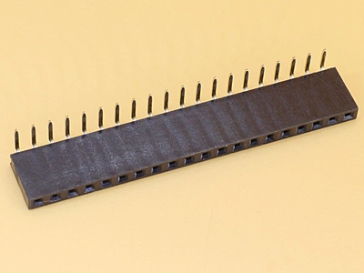 1x20 2.54mm Female Right Angle Single Row Header Strip