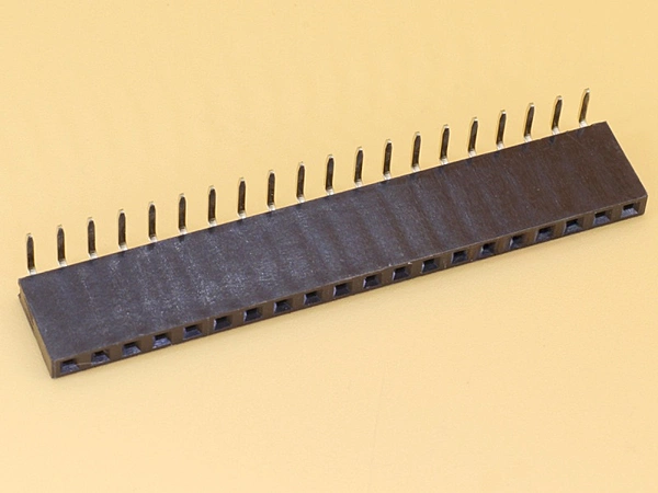 1x20 2.54mm Female Right Angle Single Row Header Strip
