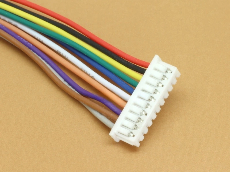 10 pin JST, 1.25mm, Both side Female 10cm