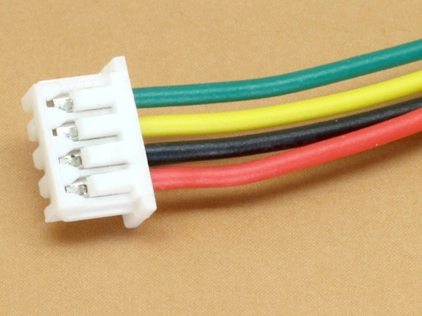 4 pin JST, 1.25mm, Teflon PTFE 28/7/36, One side Female 15cm wire