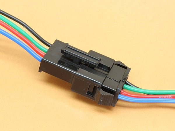 4 Pin JST SM Set of Male 15cm + Female 15cm Wires to Wires Connector