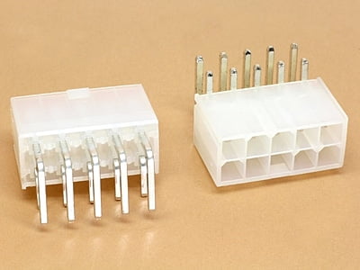 10P 2x5 Minifit 4.2mm Right Angle Female PCB Header