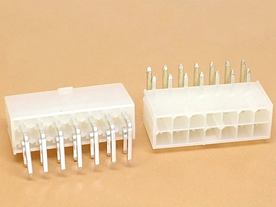 14P 2x7 Minifit 4.2mm Right Angle Female PCB Header
