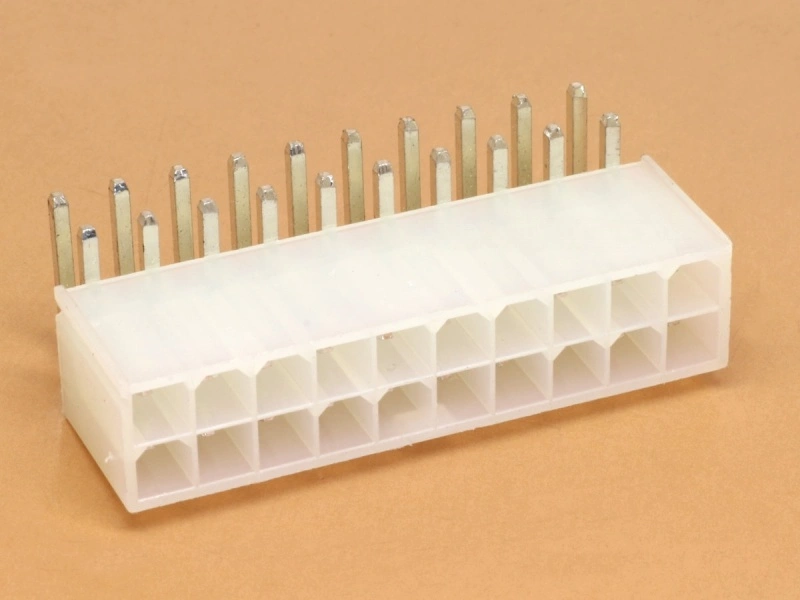 20P 2x10 Minifit 4.2mm Right Angle Female PCB Header
