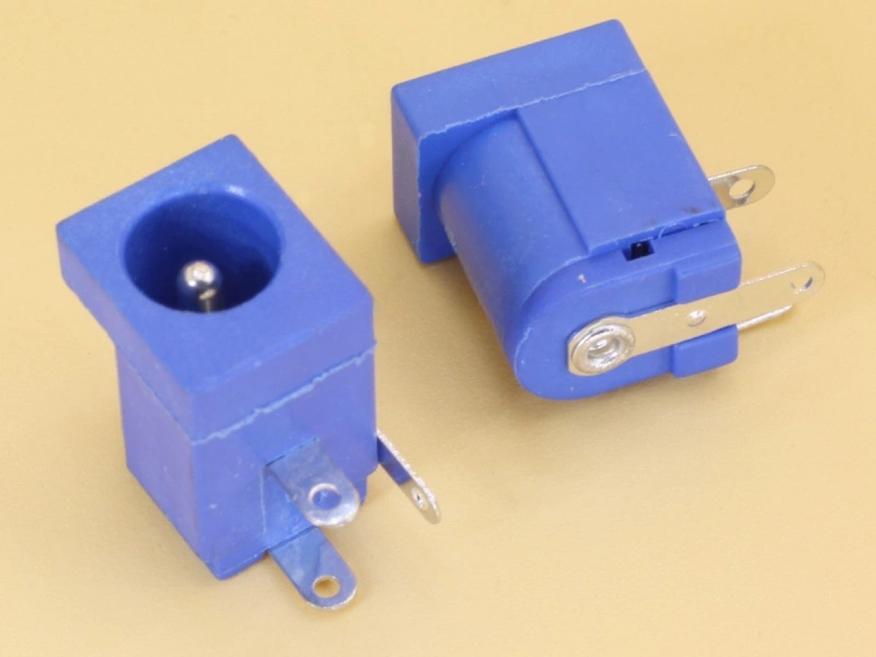 DC Socket Blue for 5.5x2.1mm DC Pins