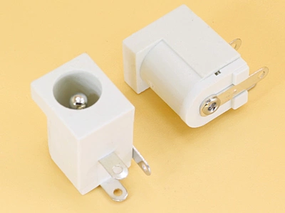 DC Socket White for 5.5x2.5mm DC Pins