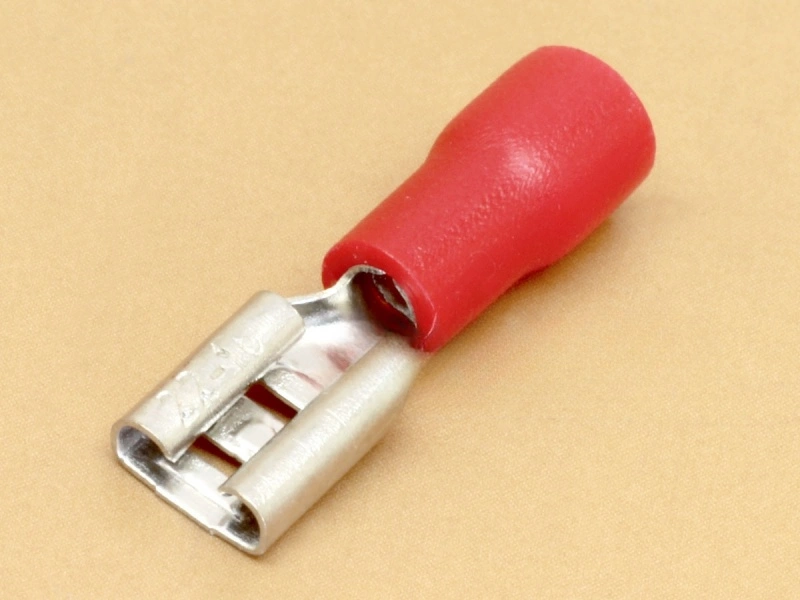 4.8mm Tab - Wire 0.5-1.5 sq.mm 10A Female Insulated Quick Disconnect Crimp Terminal