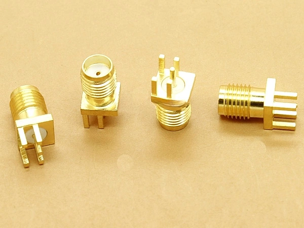 SMA Female PCB Edge Mount - SMA-KE - PCB Size 1.2mm