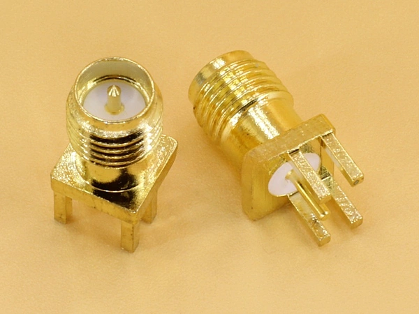 SMA Male edge mount for 1.6mm thick PCB