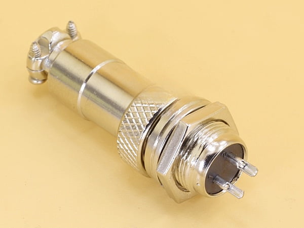 2P Metal Mini Round Shell Aviation Male and Female Circular Connectors GX12 - 12mm