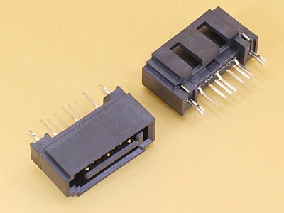 SATA 7P Through Hole Vertical Connector