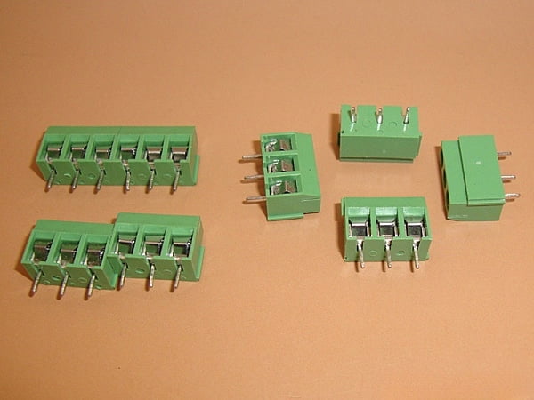 3 Pin 5mm 10A Screw Terminal Light