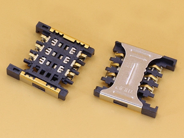 Micro SIM Card Socket - 6 pin - Slide Out Metal Cover MUP-C790