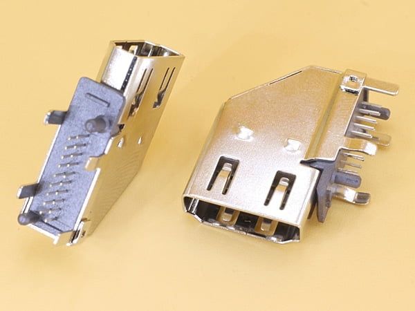 HDMI 19P HD A-type Female Through Hole Right Angle