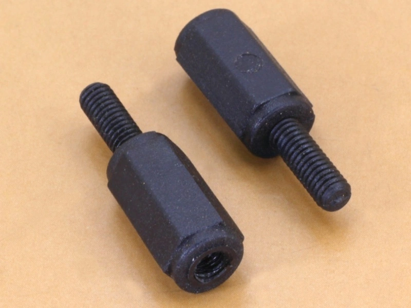M3 x 12mm PCB Nylon Black Threaded Male/Female Spacer