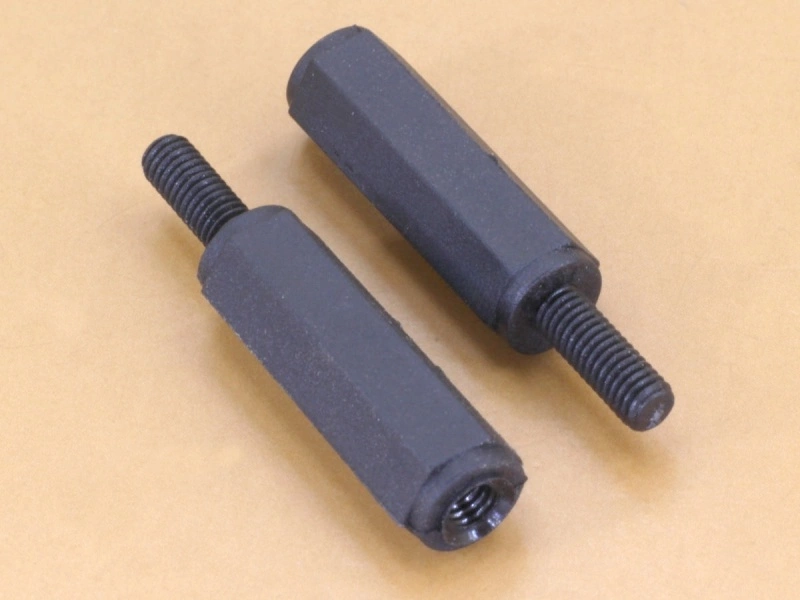 M3 x 20mm PCB Nylon Black Threaded Male/Female Spacer