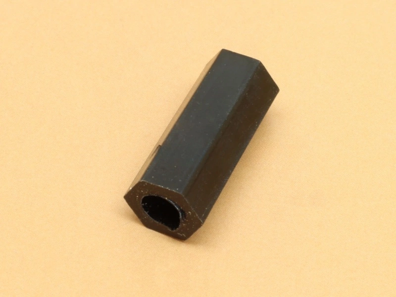 15mm Black Nylon 3.5mm Hole Hex Spacer