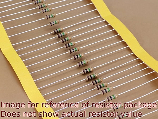 100R CFR 1/4 0.25 Watt Resistor Through Hole