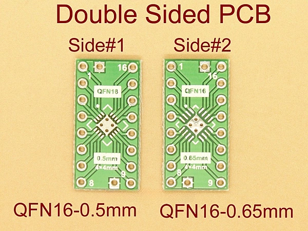 QFN16 0.5mm 0.65mm SMD Adapter PCB