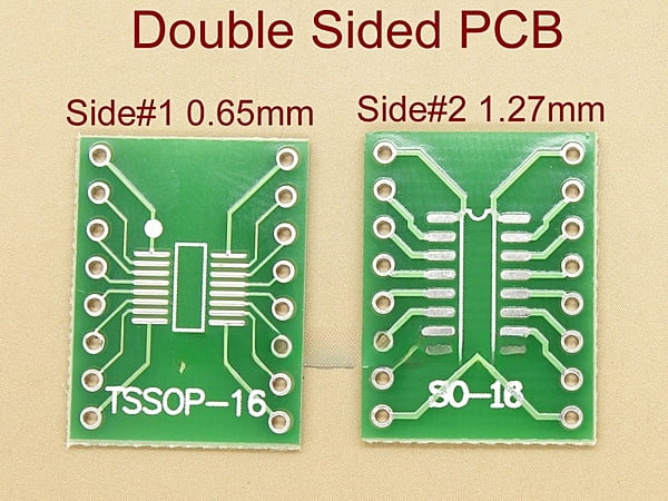 SOIC16 SSOP16 0.65mm 1.27mm SMD Adapter PCB