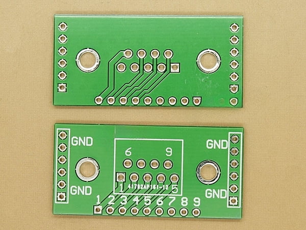 DB9 Breakout PCB