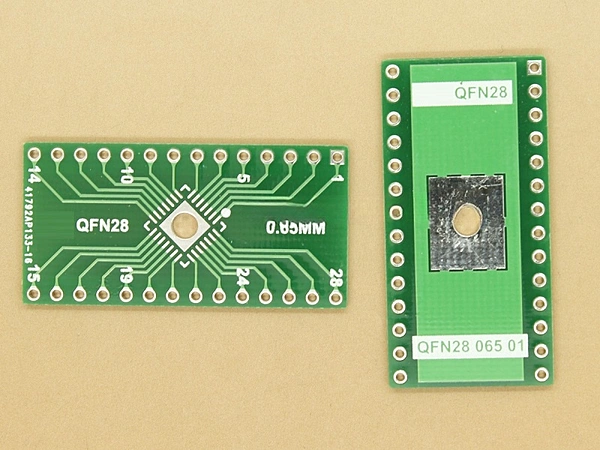 QFN28 0.65mm SMD Adapter PCB