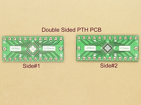 QFN24 0.5mm 0.65mm SMD Adapter PCB
