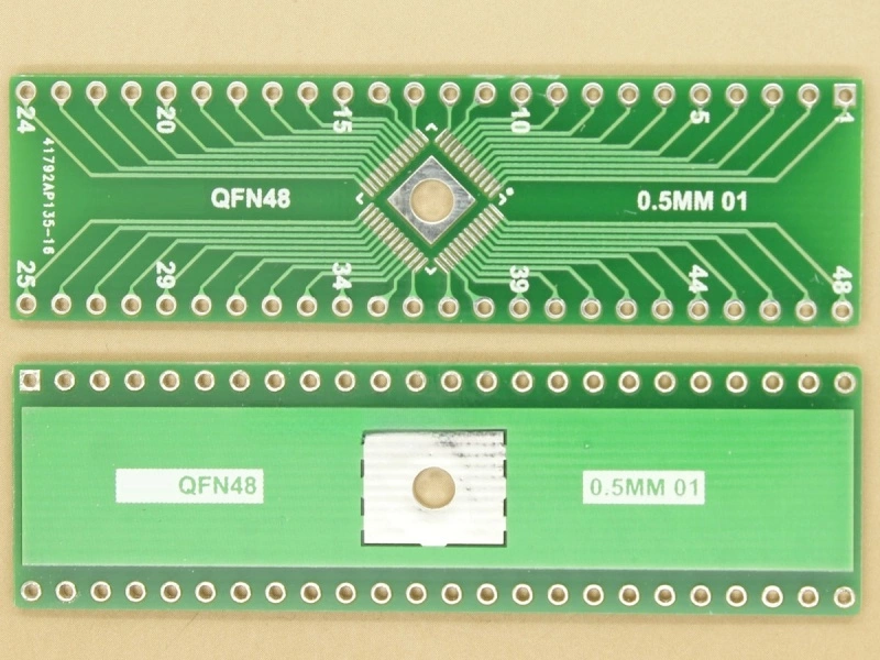QFN48 0.5mm SMD Adapter PCB