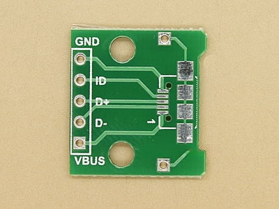 Micro USB Breakout PCB