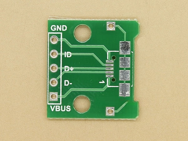 Micro USB Breakout PCB