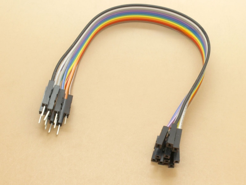 Jumper Wires - Male/Female - 10 way - 20cm (8 In)