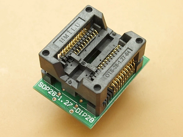 SOIC20 SOP20 - 1.27mm - Body 7.5mm (300mils) - ZIF Socket