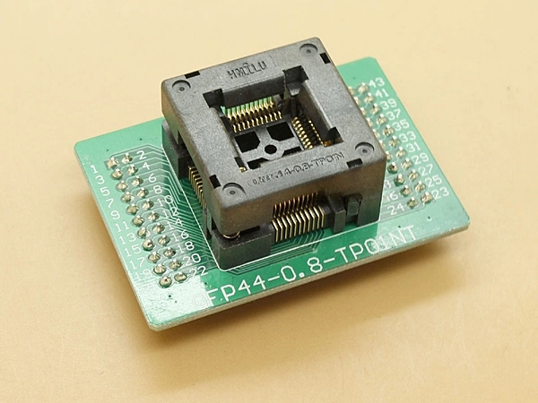 QFP44 TQFP44 LQFP44 - 0.8mm - Body 10x10mm(12x12mm with Pins) - ZIF Socket