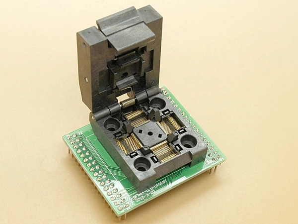 QFP64 TQFP64 - 0.5mm - Body 10x10mm (12x12mm with Pins) - ZIF Socket