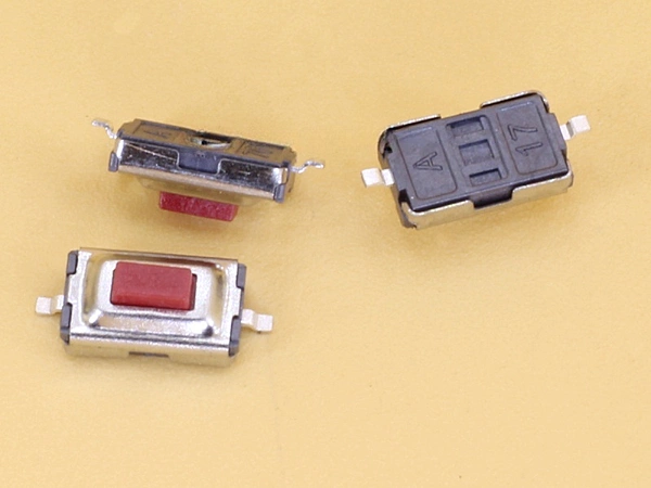 SMD Tactile Switch, 3x6x2.5mm Red