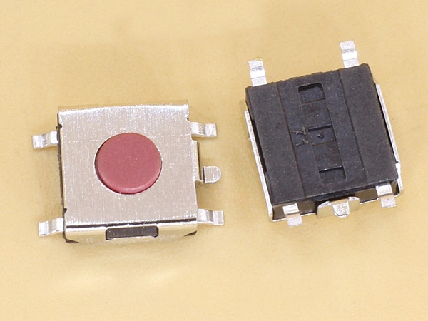 Tactile Switch SMD Red 6.5x6.5x2.5mm
